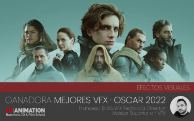 Alumnos de Óscar: Francesc Bolló galardonado a Mejores Efectos Visuales por Dune
